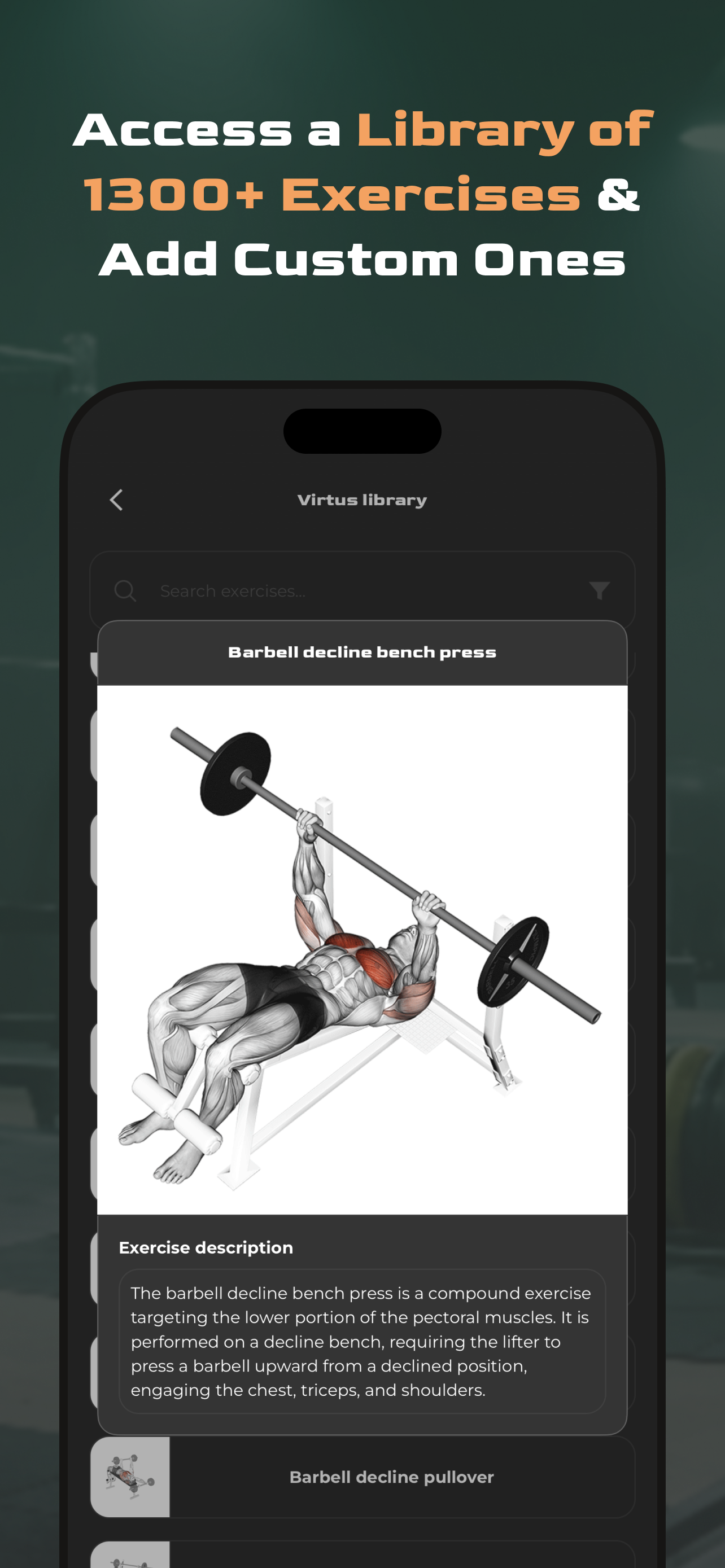 Virtus Athlete program builder