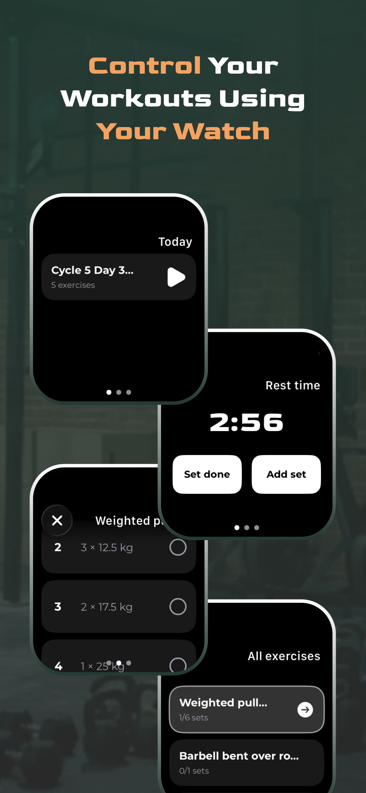 Virtus Athlete settings