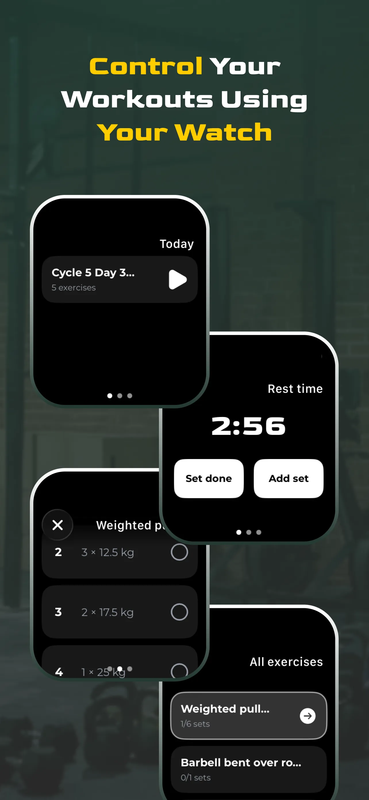 Virtus Athlete settings