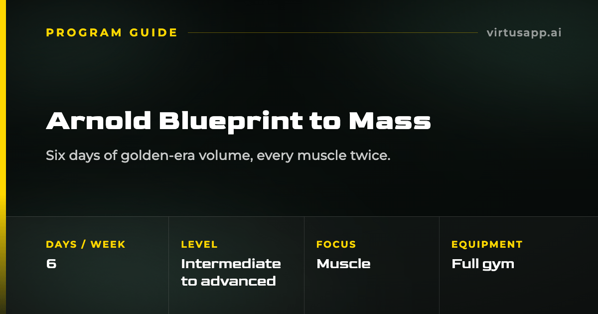 How to run the Arnold Blueprint to Mass program