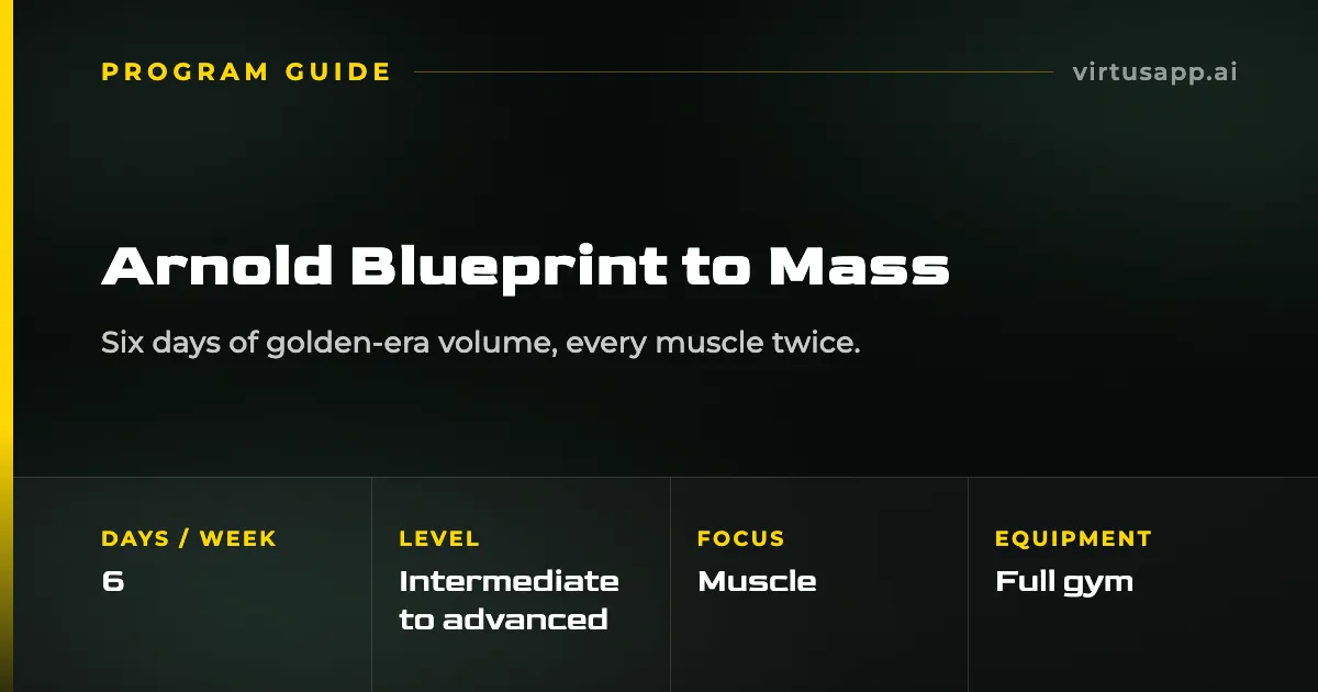 How to run the Arnold Blueprint to Mass program