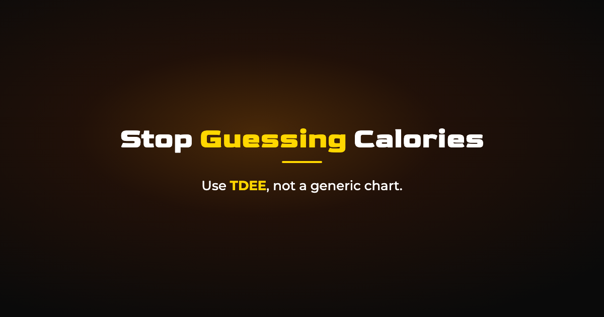 Calorie Calculator: How Many Calories You Need (TDEE Method)