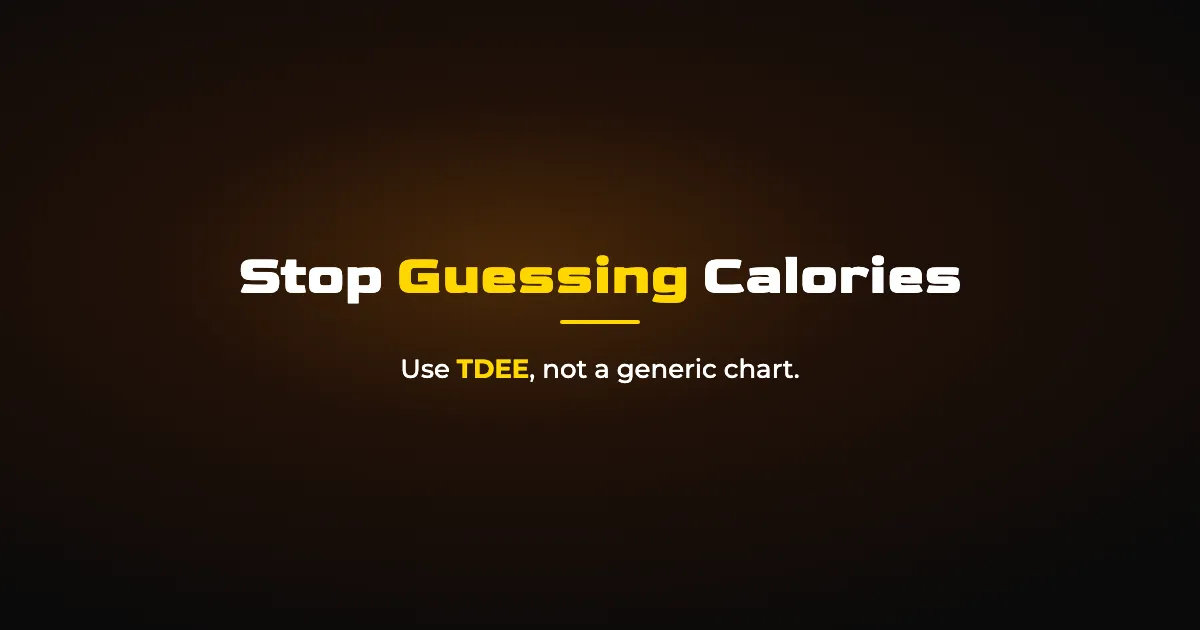 Calorie Calculator: How Many Calories You Need (TDEE Method)