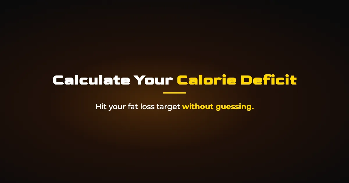 Calorie Deficit Calculator: How to Calculate Your Deficit for Fat Loss