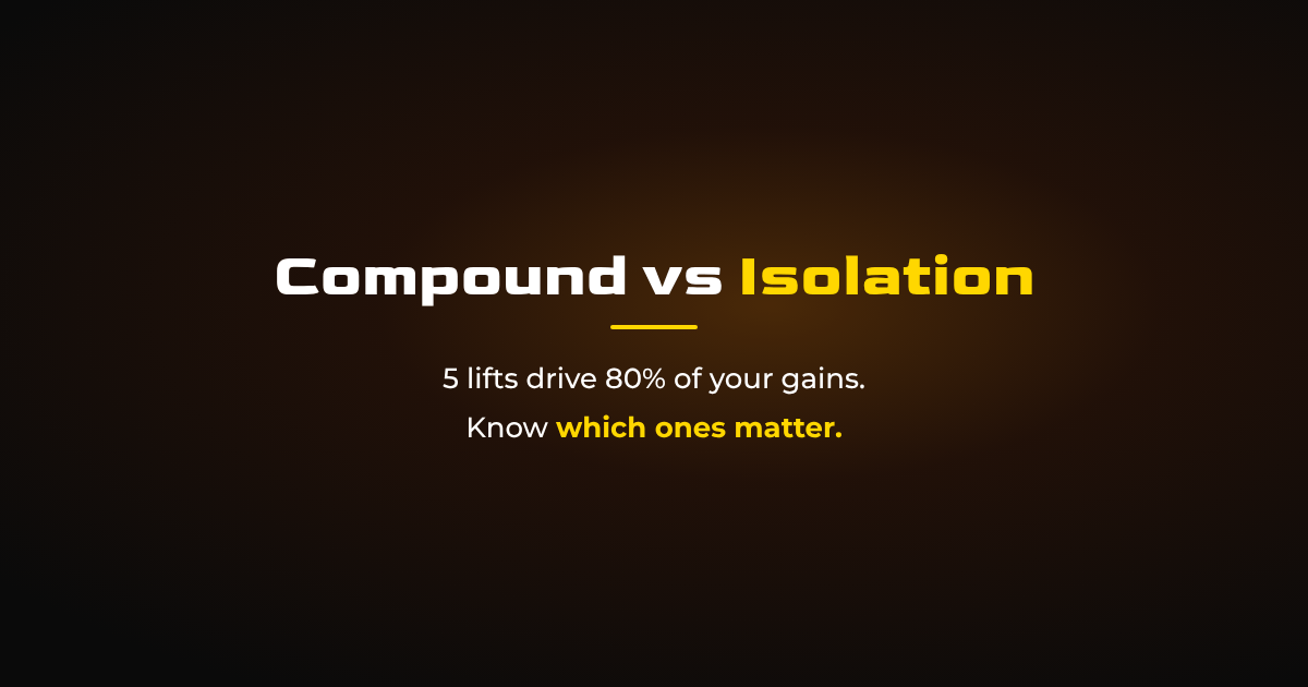 Compound vs Isolation Exercises: Which Builds More Muscle?