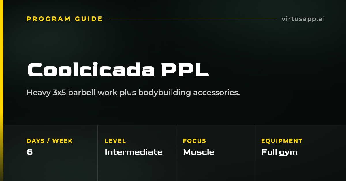 How to run the Coolcicada PPL program