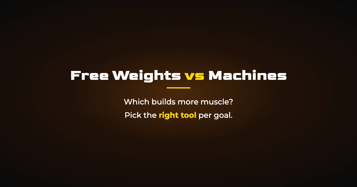 Free Weights vs Machines: Which Builds More Muscle?