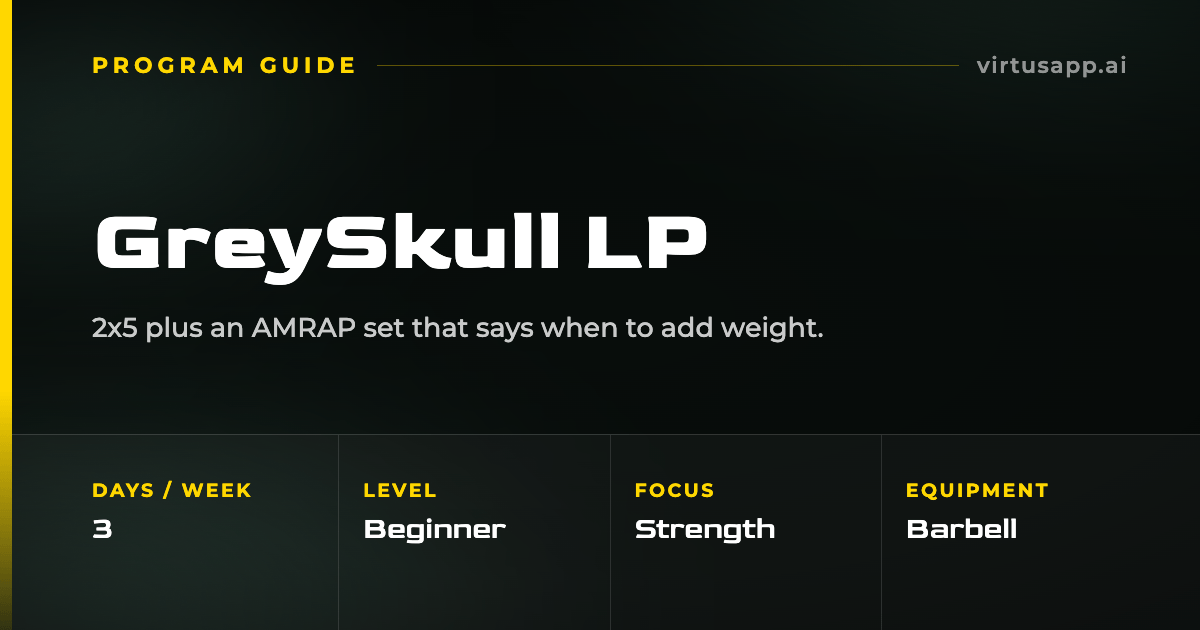How to run the GreySkull LP program