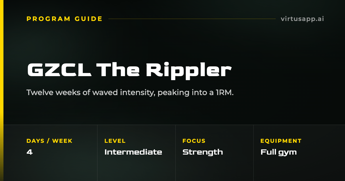 How to run the GZCL The Rippler program
