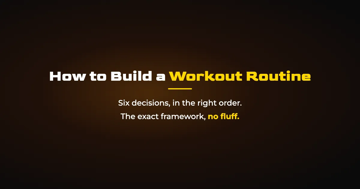 How to Build a Workout Routine From Scratch