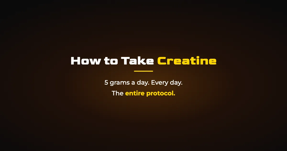 How to Take Creatine: Dose, Timing, and What the Research Actually Says