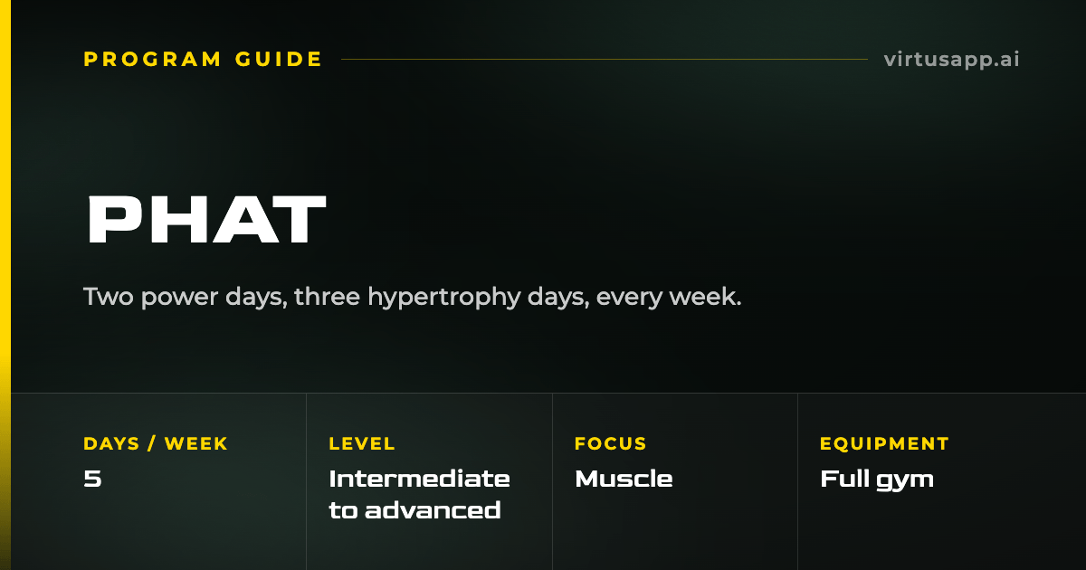 How to run the PHAT program
