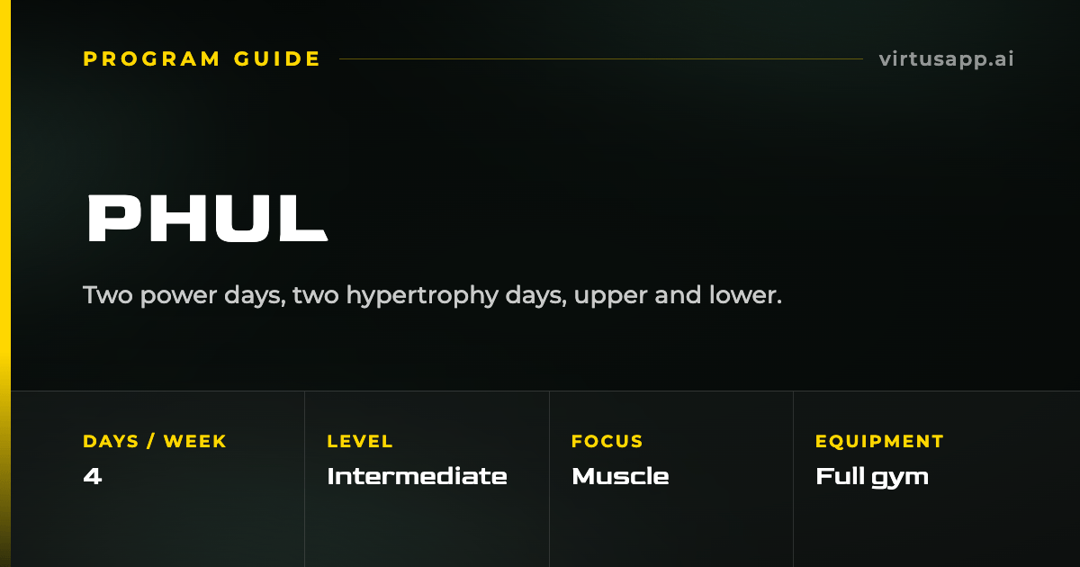 How to run the PHUL program