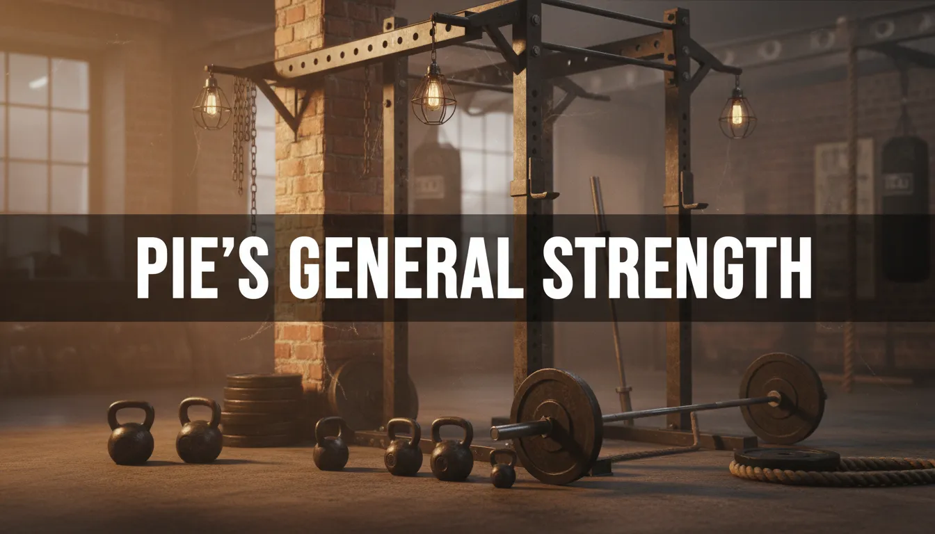 How to run Pie's General Strength program