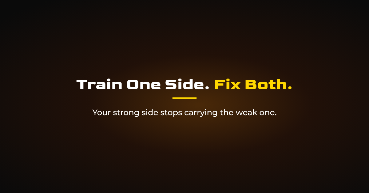 Single Leg Exercises: Why Unilateral Training Builds Both Sides