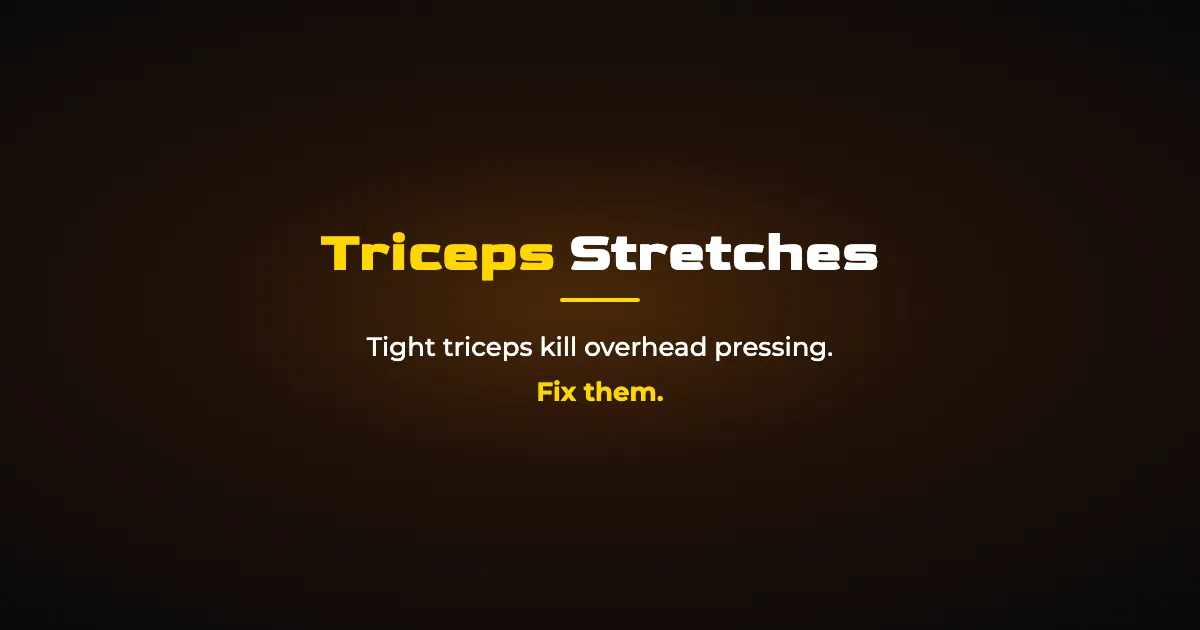 Triceps Stretch: 6 Effective Stretches for Tight Arms