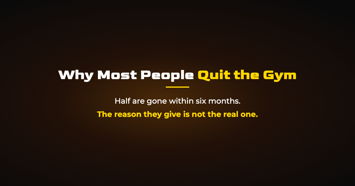Why Most People Quit the Gym (and the Numbers Behind It)
